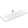 Villeroy & Boch Subway 3.0 - Umývadlo, 130x47 cm, bez prepadu, otvor na batériu, alpská biela 4A70D201