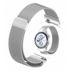 STRIEBORNÝ OCEĽOVÝ MAGNETICKÝ PÁSIK MESH MILANESE 22 MM PRE ONEPLUS WATCH 2 3