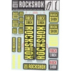 Rockshox Decal Kit 35mm DC - Neo1 Yellow