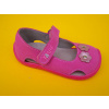 Detské balerínky Fare Bare A5165451 ružové s kvietkami BAREFOOT