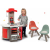 Set kuchynka skladacia Tefal Opencook Smoby červená s kávovarom a chladničkou s 2 stoličkami KidChair