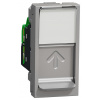 Schneider Electric Slovakia spol. s r.o. Unica - NU341430 - Zásuvka dátová 1xRJ45 Kat.6 UTP, 1M, Aluminium