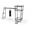 Multifunkčné fitness centrum GetSet Powerstation PS510 Exit Toys s boxovacím vrecom bradlami lavičkou a lanom na šplhanie
