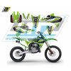 Blackbird Polepy na motocykel (sada polepov Dream) Kawasaki KX85 / 22-23 - typ polepov Dream4