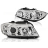 Predné svetlá BMW E90 E91 05-08 Angel Eyes CCFL Chrome
