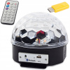 LED DISKOTÉKOVÁ GUĽA MP3 USB PROJEKTOR BLUETOOTH