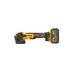 DEWALT Akumulátorová uhlová brúska 125 mm 18 V (1 x 6,0 Ah akumulátor + nabíjačka + TSTAK) DCG409VST1