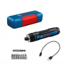 Bosch Náradie - 3,6 V AKU skrutkovač s príslušenstvom, USB kábel 06019H2201