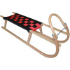 Drevené sane SULOV TATRA, 120cm, černo-červené