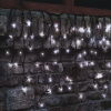 Spojovateľný svetelný záves, 200 LED, biela, na vonkajšie použitie