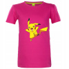 Yuyu 134 tričko s viacfarebnou farbou (Tričko ružové tričko + Pikachu 128/134)