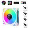 1stCOOL AURA EVO Mirror ARGB PWM 12cm biely F12-AURA-EVO-W1