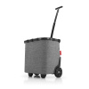 Nákupný košík na kolieskach Reisenthel Carrycruiser Frame Twist silver