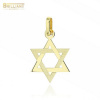 Zlatý prívesok Au585/000 14k Dávidova hviezda - Rozmer: 2.2