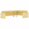 Záhradná lavica, lavička - Vidaxl Garden Corner Bench, 239 cm, impregnovaný (Vidaxl Garden Corner Bench, 239 cm, impregnovaný)