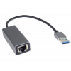 PremiumCord adaptér USB3.0 -> LAN RJ45 ETHERNET 10/100/1000 MBIT Aluminium