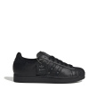 adidas Originals Men's Superstar Shell Toe Low-Top Trainers Black/Black 10 (44.7)