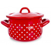 Hrniec ORION Hrniec smalt BOČKA 16 cm pokrievka (110277)