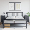 Nočné stolíky 2 ks antracit 36x39x68 cm oceľ valcov. za studena-ForU-843083