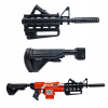 Export Súprava na úpravu odpaľovacieho zariadenia M416 Nerf Stryfe i Phoenix - hlaveň a pažba