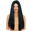Parochňa Guirca čierna parochňa dlhá Morticia Addams (8434077041765)