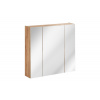 COMAD CAPRI OAK 843A FSC Zrkadlová skrinka 80cm