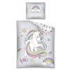 DETEXPOL Obliečky Jednorožec magic Bavlna 140x200 70x80