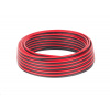 Kabel dvojlinka Cabletech 10m 2x0,75 mm černo-rudá