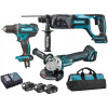 MAKITA SADA COMBO 18V DLX3078TX1 (DDF482+DGA504+DHR241) 3x5,0 TAŠKA