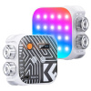 K&F Concept K&F RGB plnofarebné prenosné fotografické svetlo 360° 2500K - 9900K CRI 96+ Vstavaná batéria 2000mAh 21 svetelných efektov Biela 33625