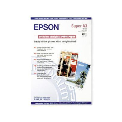 EPSON A3+, Premium Semigloss Photo Paper (20listů) C13S041328