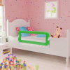 vidaXL Detská bezpečnostná zábrana na postieľku 2 ks zelená 102x42 cm - Zelená - 49949-5136