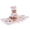 Guca ANDREA realistická bábika bábätko so zvukmi a mäkkým látkovým telom 38 cm
