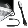 FLEXIBILNÁ SILIKÓNOVÁ USB LAMPA PRE NOTEBOOK, POČÍTAČ, 6 LED, VÝKONNÁ