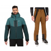Pánský lyžařský komplet Tonnsi DGN 3XL + Rhea BRN 4XL
