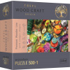 TREFL Wood Craft Origin puzzle Barevné koktejly 501 dílků