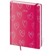 Denný diár A5 Vario Hearts s gumičkou (DV422-13-26)