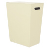 SAPHO ECO PELLE kôš na bielizeň 43x48x26cm, krémová 2462CR