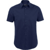 SOL'S | Broadway, Elastická košeľa s krátkym rukávom, modrá dark, L