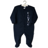 Dojčensky overal - PAJACYK JAś 56 čierny (PAJAC pre spanie Pajacek dieťa Španielsko 56)