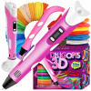 3D pero GALAXIA 3D PEN długopis różowy dla dzieci
