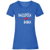 Najlepšia babka - Kráľovsky modrá , Dámske , XS