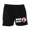 Trenírky - Mám babu Barva: Černá, Velikost: XL