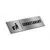 Tabuľa na dvere „SEKRETARIÁT“ gravírovaná – PIKTOGRAM – 20x6 cm