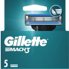 Gillette náhradné holiace hlavice Mach3, 5 ks