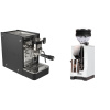 Stone Espresso Lite Black + Eureka Mignon Zero, CR white