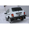FOX Lada Niva 4x4 Koncový tlmič výfuku priečny výstup vľavo - 145x65 Typ 59 vľavo