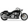 NÁLEPKY NA MOTOCYKEL JUULA PRE HONDA VTX 1800 2008 ČIERNA NH1