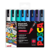 Posca PC-5M Ocean mix morské tóny 8 ks