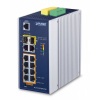 PLANET IGS-5225-8P2T2S sieťový prepínač Riadený L2+ Gigabit Ethernet (10/100/1000) Podpora napájania cez Ethernet (PoE) Modrá, Biela (IGS-5225-8P2T2S)